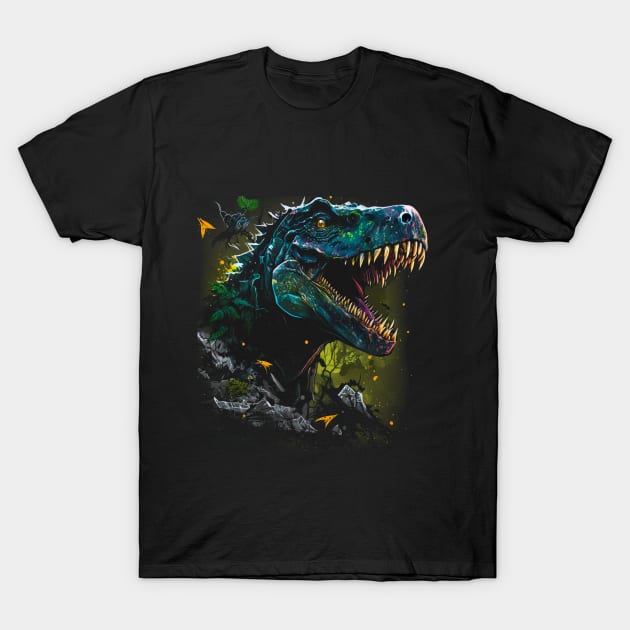 T-Rex Furaaaawx T-Shirt by Dark-e-Shop